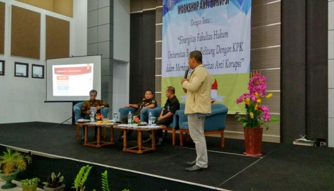 Fakultas Hukum UBB Gelar Workshop Disparitas Putusan Sidang Korupsi