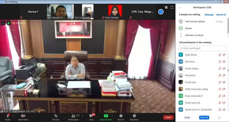 Serumpun II Tahun 2020 FH UBB Transformasi Cita Hukum Mewjudkan Indonesia Maju