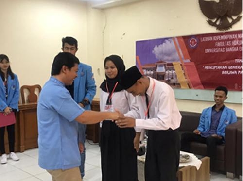 Mahasiswa FH UBB IKUTI LATIHAN KEPEMIMPINAN