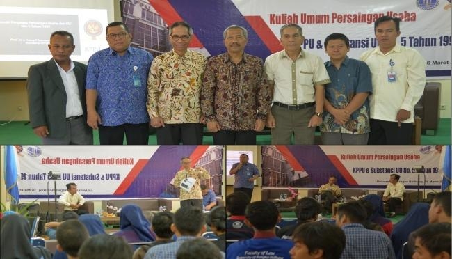 KPPU Beri Kuliah Umum Persaingan Usaha Di FH UBB